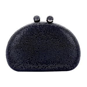 Sparkly Rhinestone Evening Bag Crystal Clutch Purses Glitter Shell :|